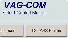Comprobar el sistema ABS con Vag-Com